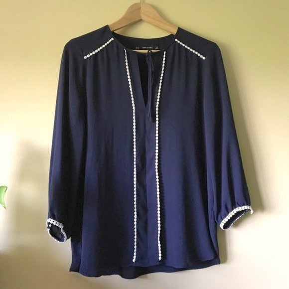 Zara peasant blouse - Picture 1 of 2